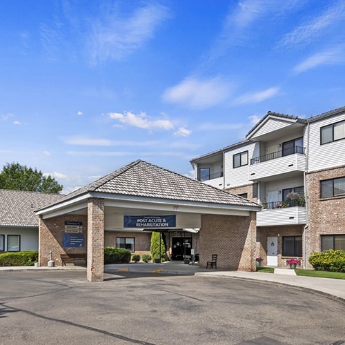 Front entrance to Karcher Post Acute